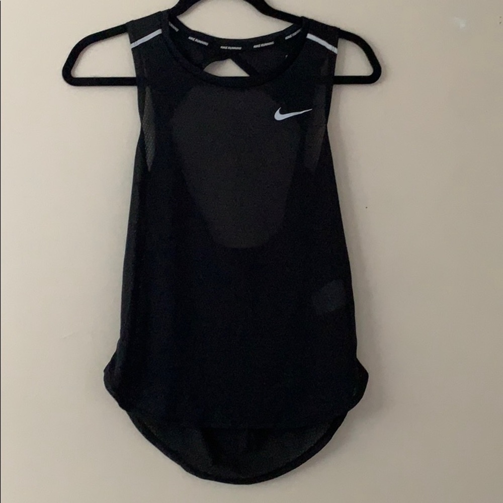 Nike Mesh Keyhole Back Tank - Picture 1 of 3